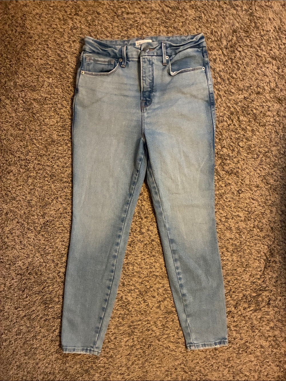 Good American good curve high rise skinny crop jeans -size 4/27